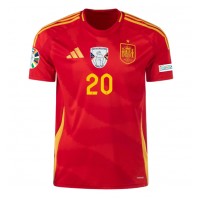 Camisa de time de futebol Espanha Pedri Gonzalez #20 Replicas 1º Equipamento Europeu 2024 Manga Curta